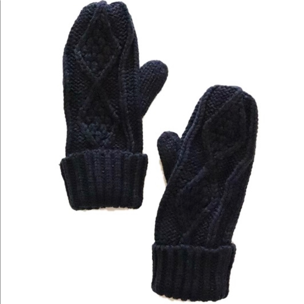 New Navy Blue Panache Mittens with Fleece Lining